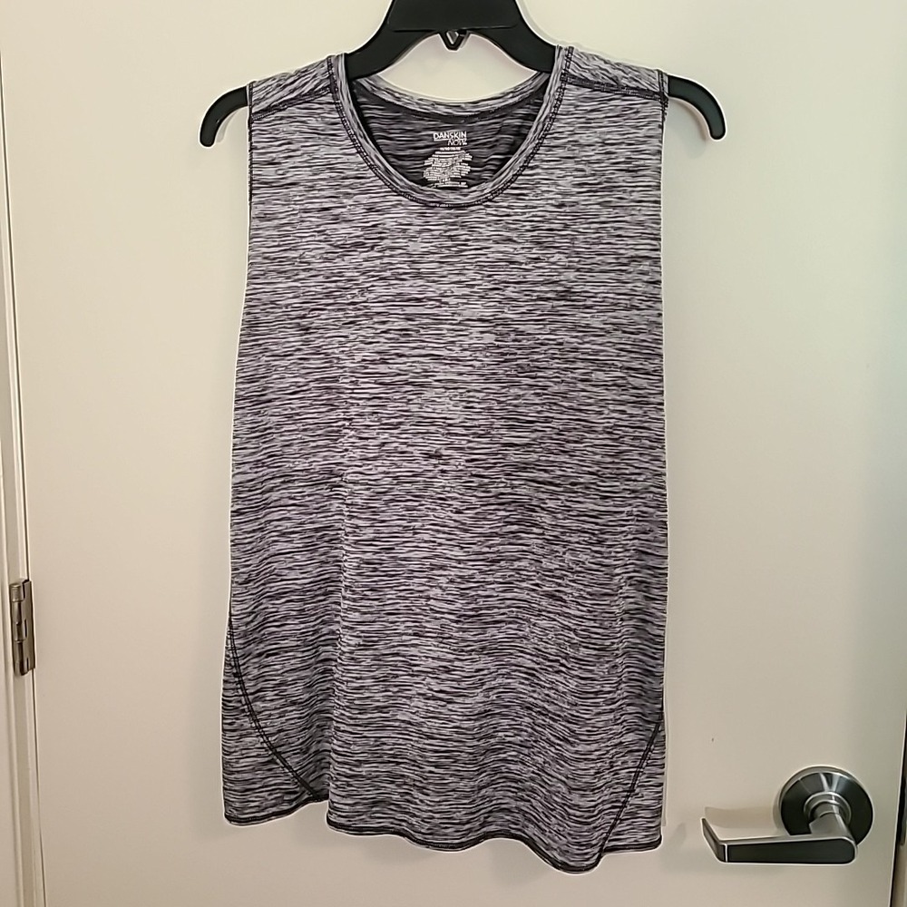 Danskin Heather Gray Women's Sleeveless Tank Top Size XL Pre-Owned Active Wear